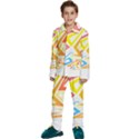 African Patterns T- Shirt Africa Is My Dna T- Shirt Kids  Long Sleeve Velvet Pajamas Set View1