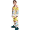 African Patterns T- Shirt Africa Is My Dna T- Shirt Kids  Long Sleeve Velvet Pajamas Set View2