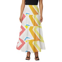 African Patterns T- Shirt Africa Is My Dna T- Shirt Tiered Ruffle Maxi Skirt