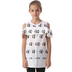 Animal T- Shirt Funny Unique Animal 5 Fold Over Open Sleeve Top