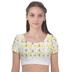 Animal T- Shirt Funny Unique Animal Velvet Short Sleeve Crop Top  by maxcute