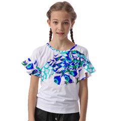 Armadillo T- Shirtthe Magnificent Armored Pangolin Ecopop Art T- Shirt Kids  Cut Out Flutter Sleeves by maxcute