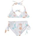 Australian Shepherd Dog Pattern T- Shirt Australian Shepherd Dog Cute Pattern T- Shirt (2) Kids  Classic Bikini Set View1