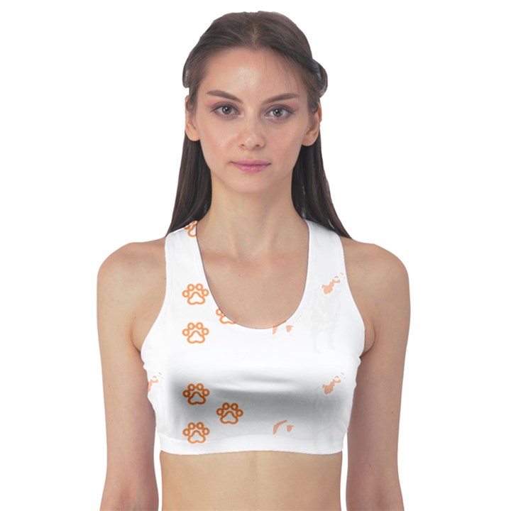 Australian Shepherd T- Shirt Australian Shepherd Dog Pattern T- Shirt Sports Bra