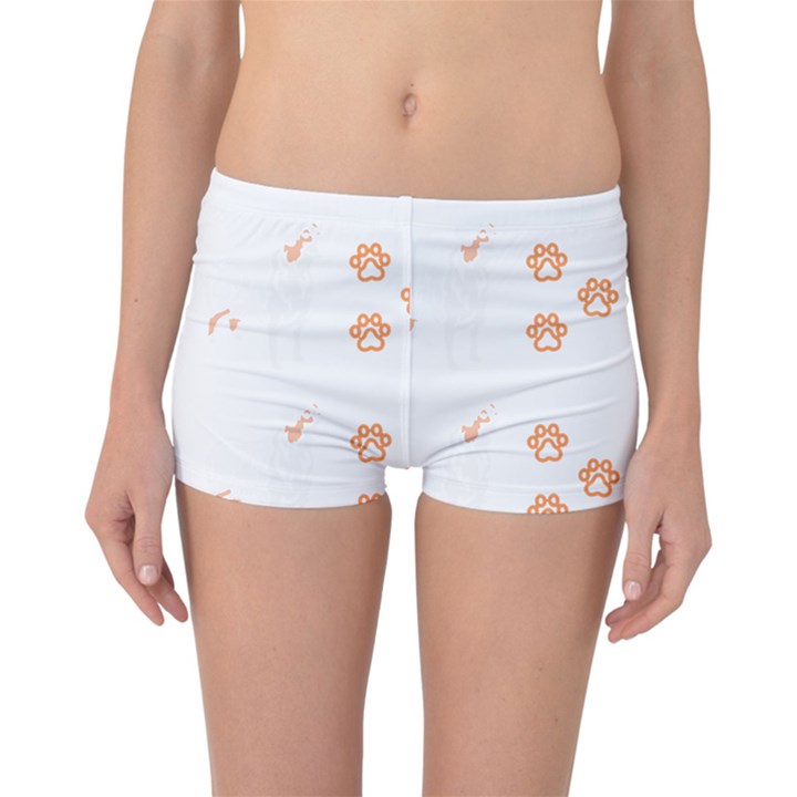 Australian Shepherd T- Shirt Australian Shepherd Dog Pattern T- Shirt Reversible Boyleg Bikini Bottoms