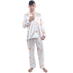 Australian Shepherd T- Shirt Australian Shepherd Dog Pattern T- Shirt Men s Long Sleeve Satin Pajamas Set