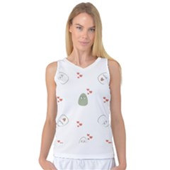 Avocado T- Shirtavocado Pattern T- Shirt Women s Basketball Tank Top by maxcute