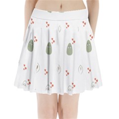 Avocado T- Shirtavocado Pattern T- Shirt Pleated Mini Skirt by maxcute