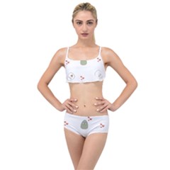 Avocado T- Shirtavocado Pattern T- Shirt Layered Top Bikini Set by maxcute