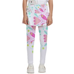 Batik T- Shirt Batik Floral Pattern T- Shirt Kids  Skirted Pants by maxcute