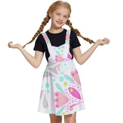 Batik T- Shirt Batik Floral Pattern T- Shirt Kids  Apron Dress by maxcute