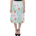 Batik T- Shirt Batik Flowers Pattern 15 Classic Midi Skirt View1