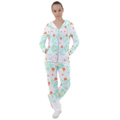 Batik T- Shirt Batik Flowers Pattern 15 Women s Tracksuit