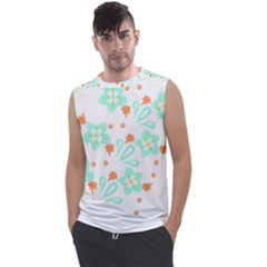 Batik T- Shirt Batik Flowers Pattern 15 Men s Regular Tank Top by maxcute