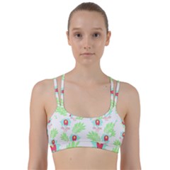 Batik T- Shirt Batik Flowers Pattern 18 Line Them Up Sports Bra by maxcute