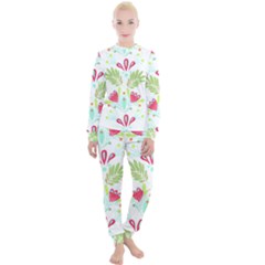 Batik T- Shirt Batik Flowers Pattern T- Shirt Women s Lounge Set by maxcute