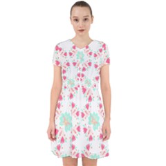 Batik T- Shirt Flowers Batik Pattern T- Shirt Adorable In Chiffon Dress by maxcute