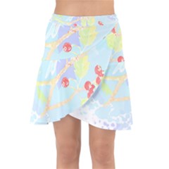 Bird Lover T- Shirtbird T- Shirt (10) Wrap Front Skirt by maxcute