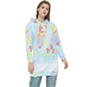 Bird Lover T- Shirtbird T- Shirt (10) Women s Long Oversized Pullover Hoodie View1