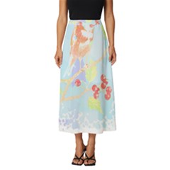 Bird Lover T- Shirtbird T- Shirt (10) Classic Midi Chiffon Skirt