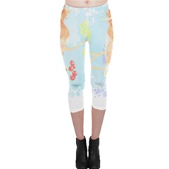 Bird Lover T- Shirtbird T- Shirt (13) Capri Leggings  by maxcute