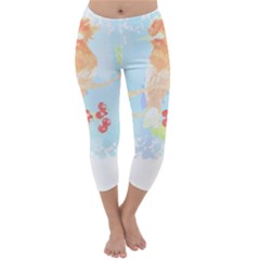 Bird Lover T- Shirtbird T- Shirt (13) Capri Winter Leggings  by maxcute