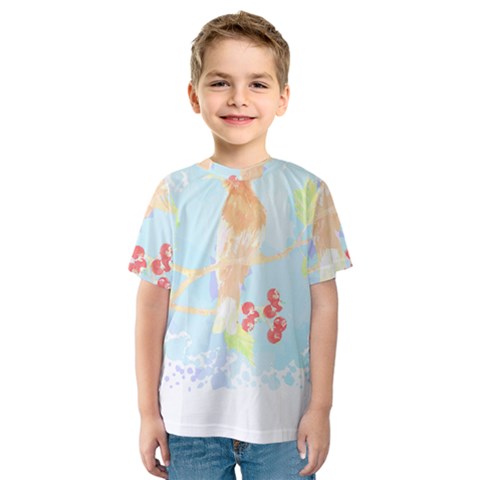 Bird Lover T- Shirtbird T- Shirt (13) Kids  Sport Mesh Tee by maxcute