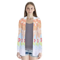 Bird Lover T- Shirtbird T- Shirt (13) Drape Collar Cardigan by maxcute