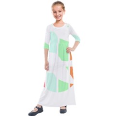 Bird Lover T- Shirtbird T- Shirt (14) Kids  Quarter Sleeve Maxi Dress by maxcute