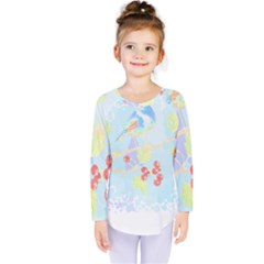 Bird Lover T- Shirtbird T- Shirt (15) Kids  Long Sleeve Tee