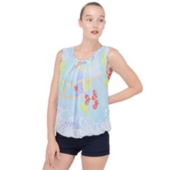 Bird Lover T- Shirtbird T- Shirt (15) Bubble Hem Chiffon Tank Top by maxcute