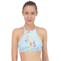 Bird Lover T- Shirtbird T- Shirt (15) Racer Front Bikini Top by maxcute