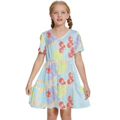 Bird Lover T- Shirtbird T- Shirt (15) Kids  Short Sleeve Tiered Mini Dress by maxcute