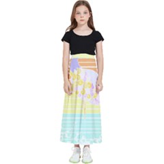 Bird Lover T- Shirtbird T- Shirt (16) Kids  Flared Maxi Skirt by maxcute