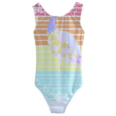 Bird Lover T- Shirtbird T- Shirt (16) Kids  Cut-out Back One Piece Swimsuit