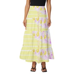 Bird Lover T- Shirtbird T- Shirt (16) Tiered Ruffle Maxi Skirt