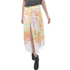 Bird Lover T- Shirtbird T- Shirt (18) Velour Split Maxi Skirt by maxcute