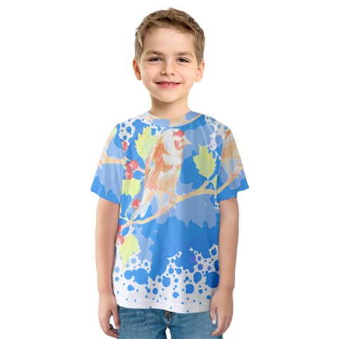 Bird Lover T- Shirtbird T- Shirt (2) Kids  Sport Mesh Tee by maxcute