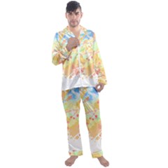 Bird Lover T- Shirtbird T- Shirt (20) Men s Long Sleeve Satin Pajamas Set by maxcute