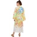 Bird Lover T- Shirtbird T- Shirt (20) Maxi Kimono View2