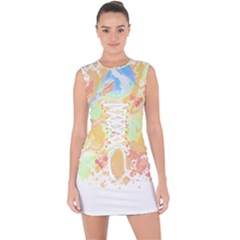 Bird Lover T- Shirtbird T- Shirt (20) Lace Up Front Bodycon Dress by maxcute