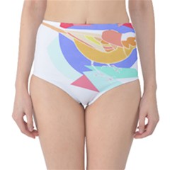 Bird Lover T- Shirtbird T- Shirt (21) Classic High-waist Bikini Bottoms by maxcute