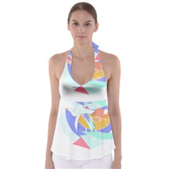 Bird Lover T- Shirtbird T- Shirt (21) Babydoll Tankini Top by maxcute