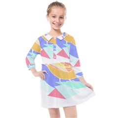 Bird Lover T- Shirtbird T- Shirt (21) Kids  Quarter Sleeve Shirt Dress by maxcute