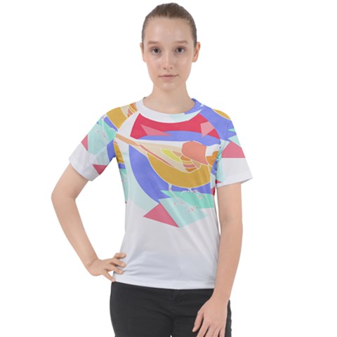 Bird Lover T- Shirtbird T- Shirt (21) Women s Sport Raglan Tee by maxcute