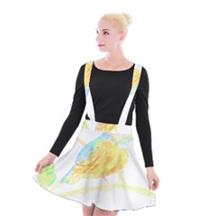 Bird Lover T- Shirtbird T- Shirt (22) Suspender Skater Skirt by maxcute