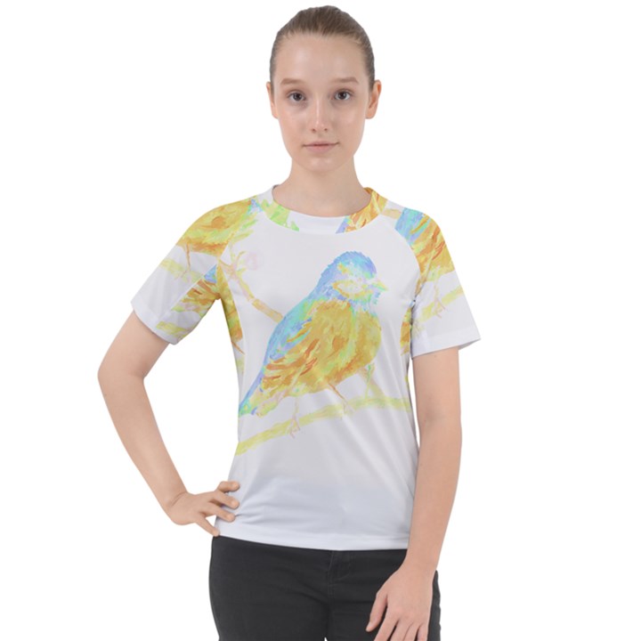 Bird Lover T- Shirtbird T- Shirt (22) Women s Sport Raglan Tee