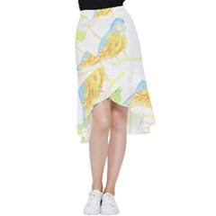 Bird Lover T- Shirtbird T- Shirt (22) Frill Hi Low Chiffon Skirt by maxcute