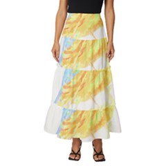 Bird Lover T- Shirtbird T- Shirt (22) Tiered Ruffle Maxi Skirt by maxcute