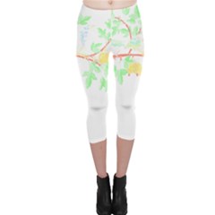 Bird Lover T- Shirtbird T- Shirt (23) Capri Leggings  by maxcute